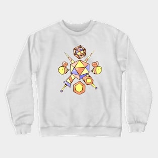 d20 Coat of Arms - Honeycomb Crewneck Sweatshirt